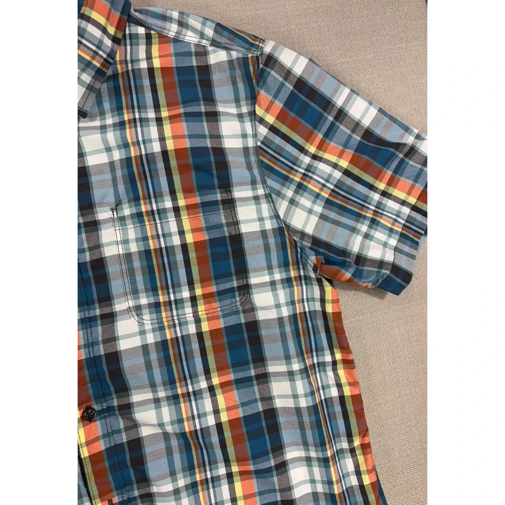 The North Face Men's Plaid Short Sleeve Shirt Size Large